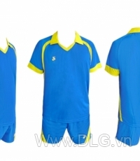 Áo quần thể thao phối màu vàng xanh